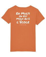 T-Shirt - Child - Melon - White